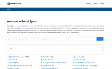 secretspecs.com screenshot