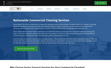 sectorsupportservices.com screenshot