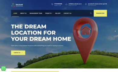 seculand.co.in screenshot