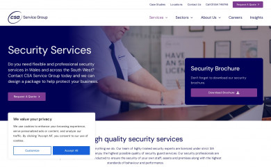 securicallguarding.co.uk screenshot