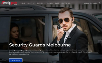 securityguards.com.au screenshot