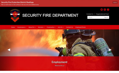 securityfiredept.org screenshot