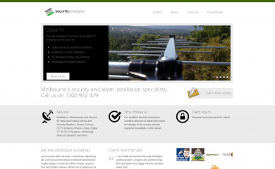 securitystrategies.com.au screenshot