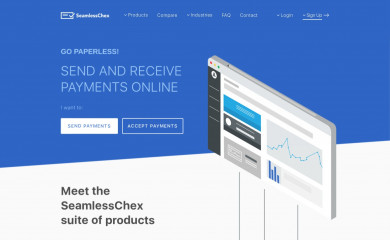 seamlesschex.com screenshot