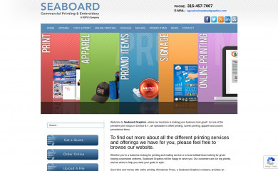 seaboardgraphics.com screenshot