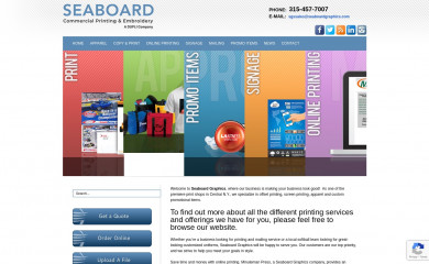 seaboardgraphics.com screenshot