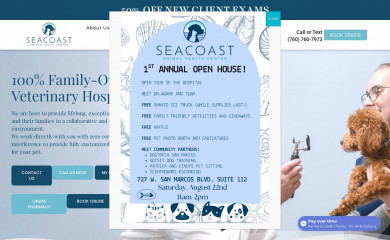 seacoastanimal.com screenshot