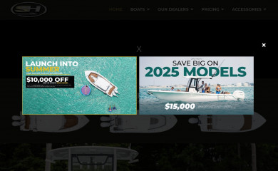 seahuntboats.com screenshot