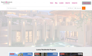 searchahome.in screenshot