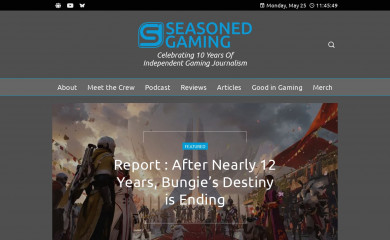 seasonedgaming.com screenshot