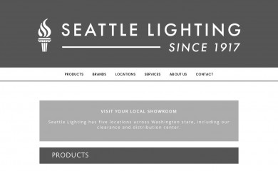 seattlelighting.com screenshot