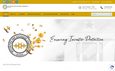 sec.gov.gh screenshot