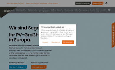 segensolar.de screenshot