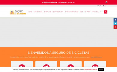 segurosbicicletas.es screenshot