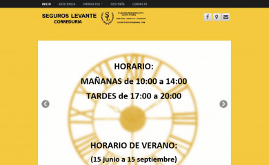 seguroslevante.es screenshot