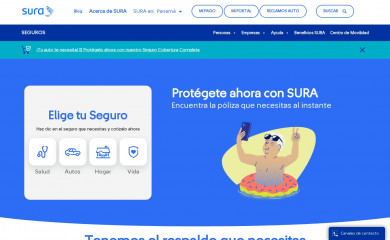 segurossura.com.pa screenshot