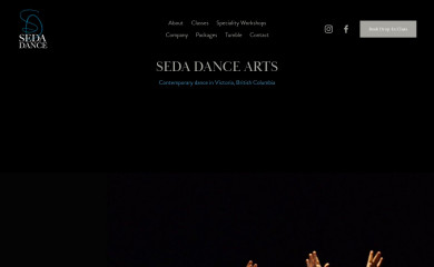 sedadance.ca screenshot