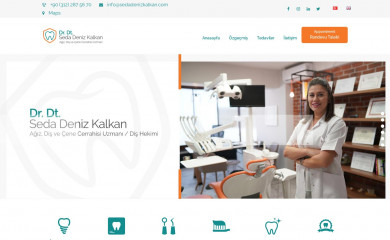 sedadenizkalkan.com screenshot