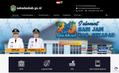 sekadaukab.go.id screenshot
