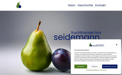 seidemann-obst.at screenshot