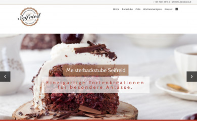 seifried-back.at screenshot