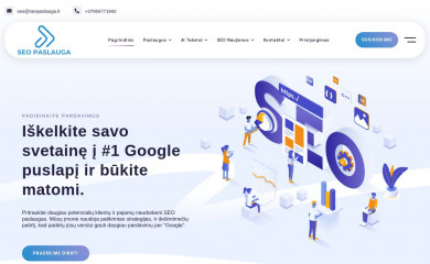 seopaslauga.lt screenshot