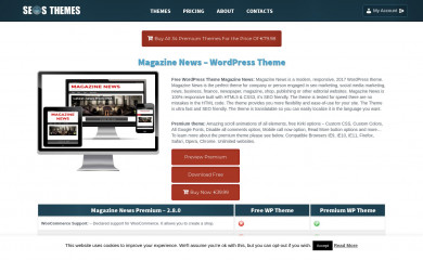 http://seosthemes.com/magazine-news/ screenshot