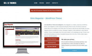 https://seosthemes.com/seos-magazine/ screenshot
