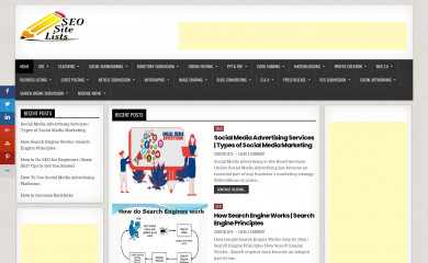 seositelists.com screenshot