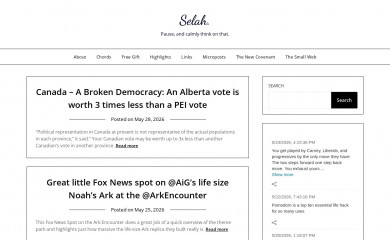 selah.ca screenshot