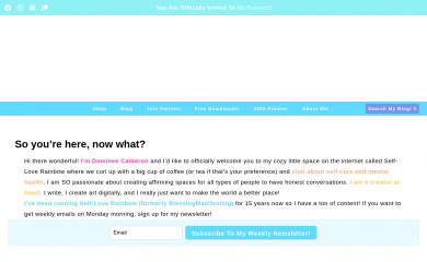 selfloverainbow.com screenshot