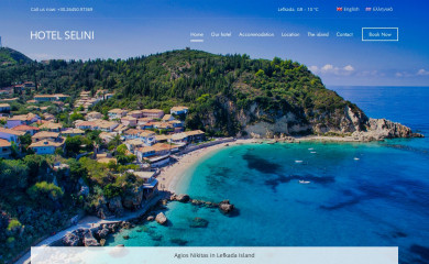 selinilefkada.gr screenshot