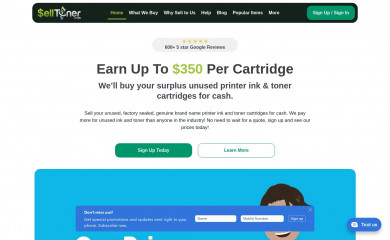 selltoner.com screenshot