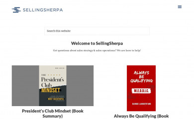 sellingsherpa.com screenshot