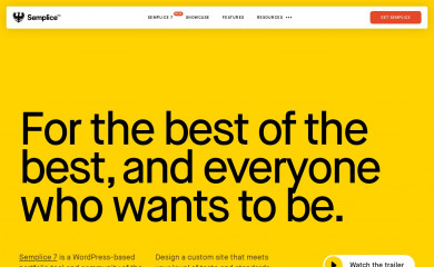 https://www.semplice.com screenshot