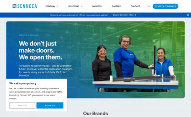 senneca.com screenshot