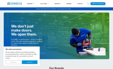 senneca.com screenshot