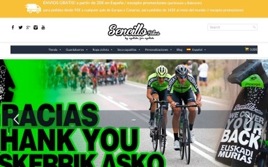 sencillobikes.com screenshot