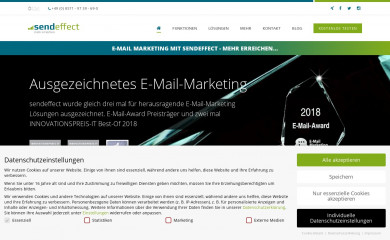 sendeffect.de screenshot