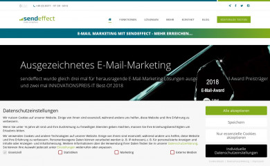 sendeffect.de screenshot