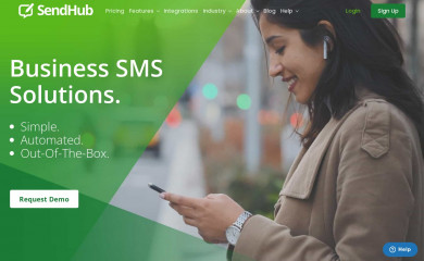 sendhub.com screenshot