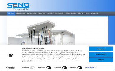 seng-werbeproduktion.de screenshot