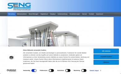 seng-werbeproduktion.de screenshot