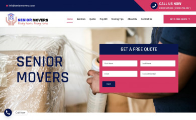 seniormovers.co.nz screenshot