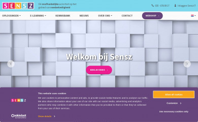 sensz.nl screenshot