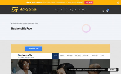 http://sensationaltheme.com/downloads/businessbiz-free/ screenshot