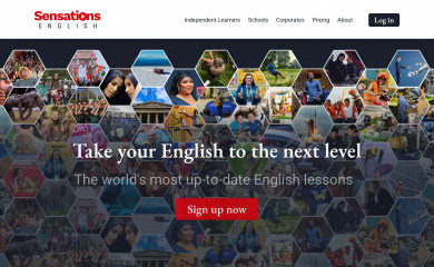 sensationsenglish.com screenshot