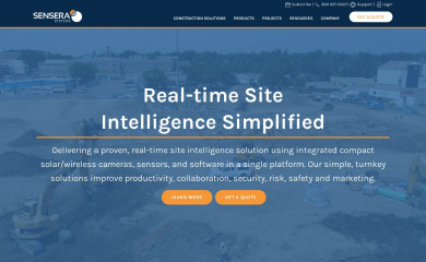 http://senserasystems.com screenshot