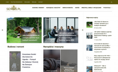 sensis.pl screenshot