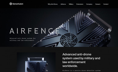 sensofusion.com screenshot